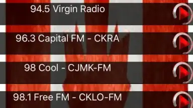 FM Canadian Radio Top скриншот 1