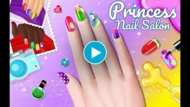 Nail Salon Game Girls Nail art скриншот 1