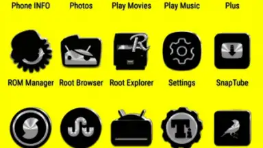 Black Icon Pack Free скриншот 5