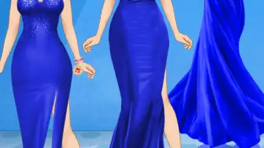 Blue Princess Makeup Salon Games For Girls скриншот 2