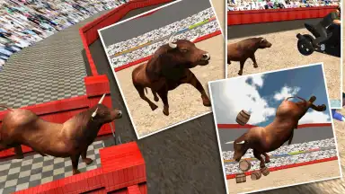 Angry Bull Attack Arena Sim 3D скриншот 15