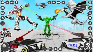 Dragon Robot Car Transform скриншот 2
