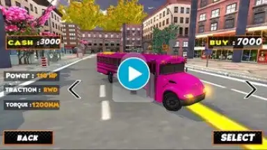 School Bus Driving Games 3D скриншот 1