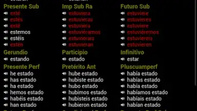 Испанские глаголы скриншот 9