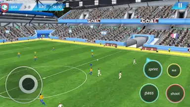 Football Soccer League Game 3D скриншот 2