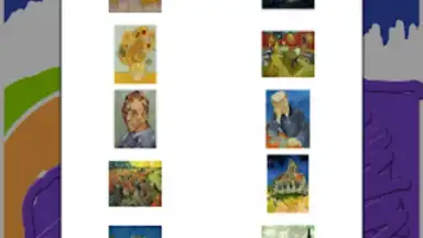 Vincent van Gogh Coloring Book скриншот 1