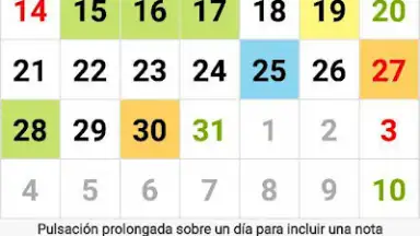 Calendario Laboral Argentina скриншот 7
