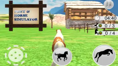 Pony Horse Simulator Kids 3D скриншот 3