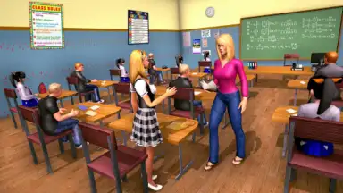 My High School Games Girl Life скриншот 4