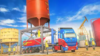 Oil Tanker Transport Offroad Truck Driver скриншот 4