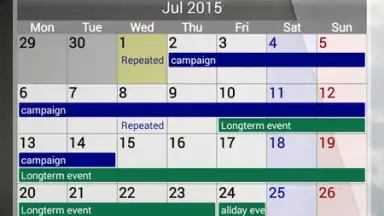 Calendar Pad скриншот 1