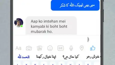 Urdu English Roman Keyboard скриншот 2