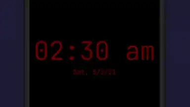 Night Clock (Digital Clock) скриншот 8