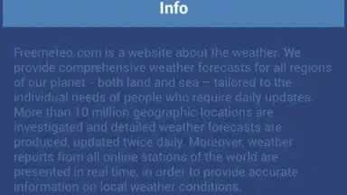 Freemeteo скриншот 1