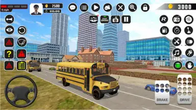 Offroad School Bus Driver Game скриншот 2