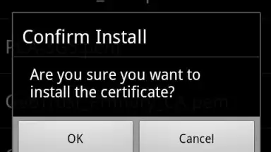 Android Certificate Installer скриншот 3
