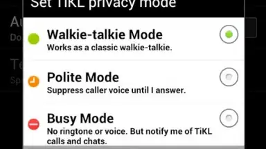TiKL Touch Talk Walkie Talkie скриншот 2