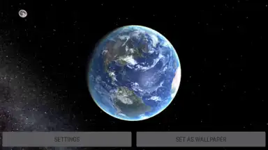 Earth Planet 3D live wallpaper скриншот 1
