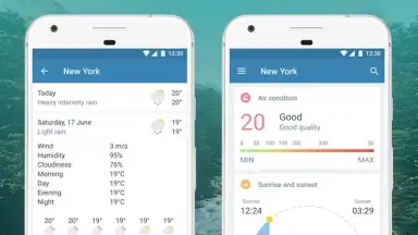 Weather App - Lazure: Forecast & Widget скриншот 3