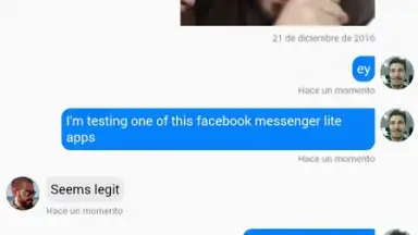Lite Messenger FB скриншот 15