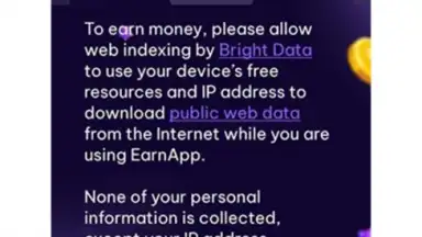 Earnapp скриншот 2