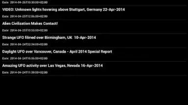 Latest UFO Sightings скриншот 4