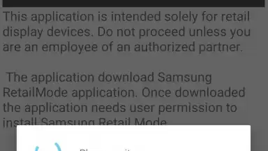Samsung Retail Mode скриншот 2