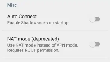 Shadowsocks скриншот 6