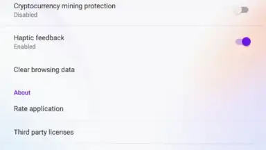 Opera Touch скриншот 3