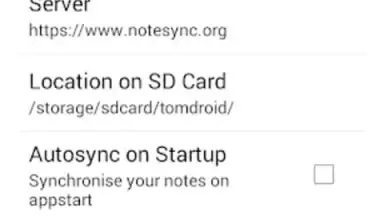 Tomdroid скриншот 5