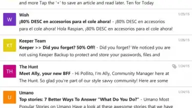 Microsoft Outlook скриншот 5