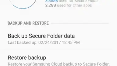 Secure Folder (Samsung) скриншот 3