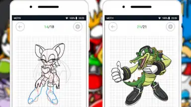 How To Draw The Blue Hedgehog скриншот 1