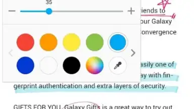 Samsung Write on PDF скриншот 3