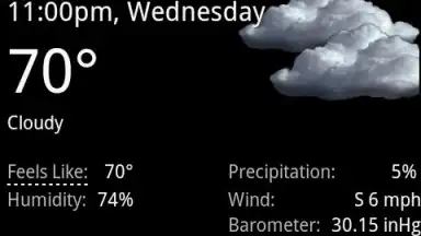 Palmary Weather скриншот 5