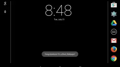 Pitch Black Wallpaper скриншот 1