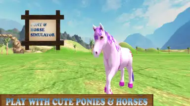 Pony Horse Simulator Kids 3D скриншот 6