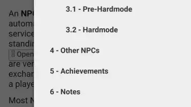 Terraria Wiki скриншот 1