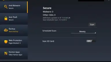 Norton Mobile Security скриншот 3