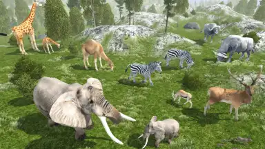 Wild Elephant Simulator скриншот 3