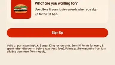 Burger King App: Food & Drink скриншот 2