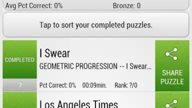 Crossword Puzzle скриншот 9