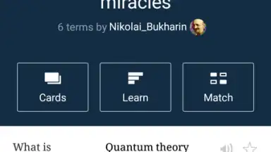 Quizlet скриншот 5