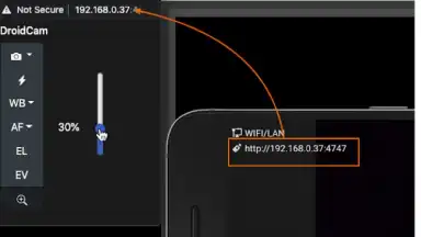 DroidCam OBS скриншот 4