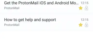 Proton Mail скриншот 4