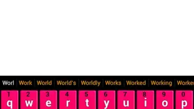 Pink Keyboard скриншот 14