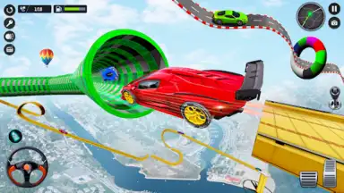 Superhero Car Stunt- Car Games скриншот 1