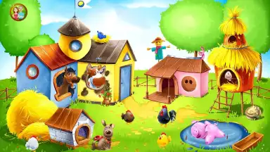 Animal farm for kids скриншот 2