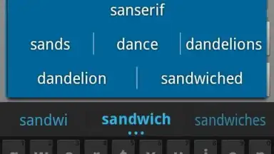 Ice Cream Sandwich Keyboard скриншот 2