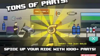 Pixel Car Racer скриншот 4